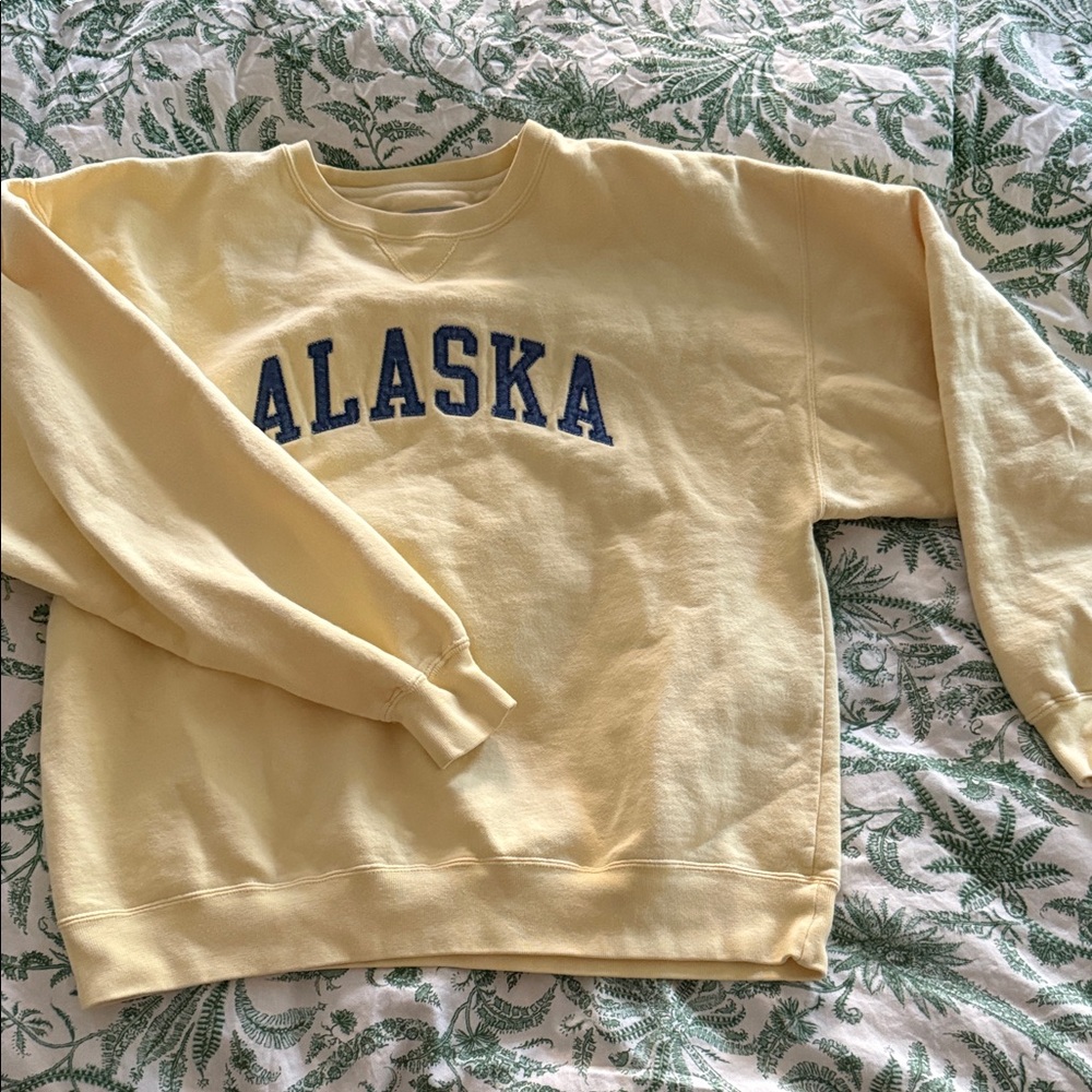 Gear For Sports Yellow Alaska Crewneck Sweater